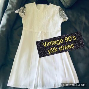 ⚡️ FLASH SALE ⚡️ #vintage white #90s #y2k babydoll dress